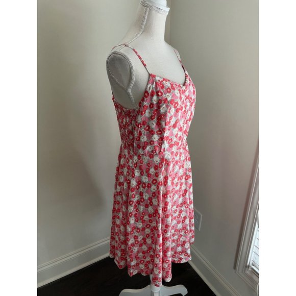 Old Navy Red Pink Strappy Dress Size Large - Picture 3 of 6